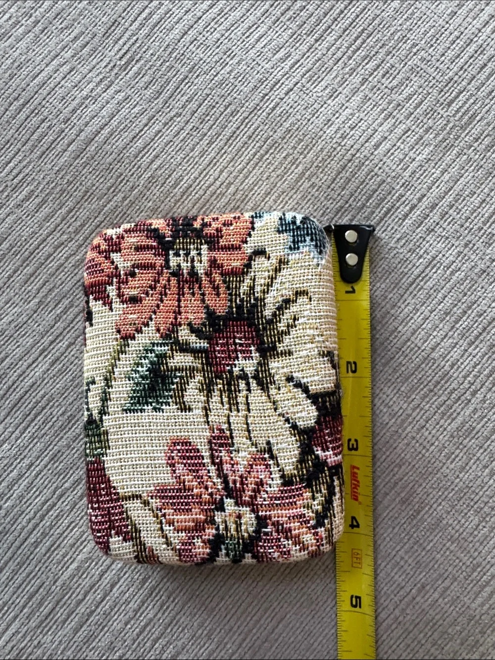 Floral Vintage Tapestry Jewelry Box